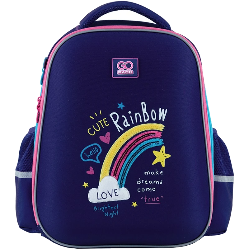 Рюкзак напівкаркасний GoPack Education 165M Cute Rainbow