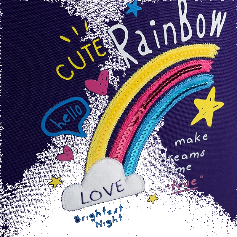 Рюкзак напівкаркасний GoPack Education 165M Cute Rainbow