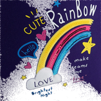Рюкзак напівкаркасний GoPack Education 165M Cute Rainbow