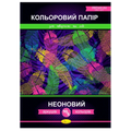Папір кольоровий односторонній В5/10 "Апельсин" Неоновий PREMIUM, крейдований, 5 кольорів, 90г/м