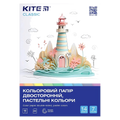 Папір кольоровий "Kite" двосторонній А4/14арк, 7 кольорів, пастель, Classic