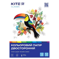 Папір кольоровий "Kite" двосторонній А4/12арк, 12 кольорів, Classic