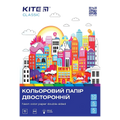 Папір кольоровий "Kite" двосторонній А4/10арк, 5 неон + 5 звичайних, Classic
