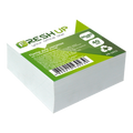 Блок для нотаток Fresh Up 80х80 білий не клеєний