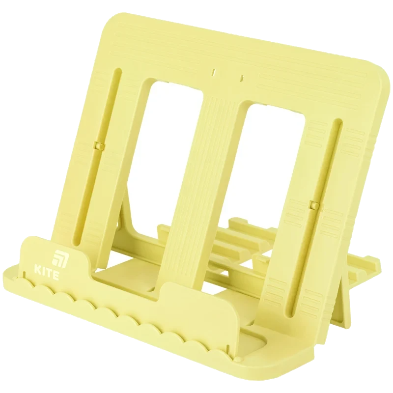 Підставка для книг Kite K-330 жовта, вигляд збоку