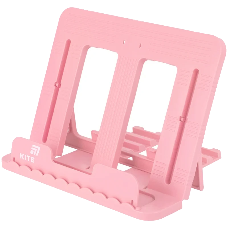 Підставка для книг Kite K-330 рожева, вигляд збоку