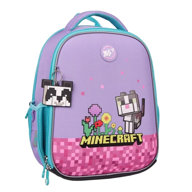 Рюкзак каркасний YES H-100 Minecraft Pinky фіолетовий
