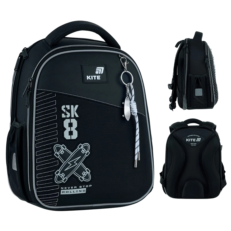 Рюкзак каркасний Kite Education 555 Skate чорний