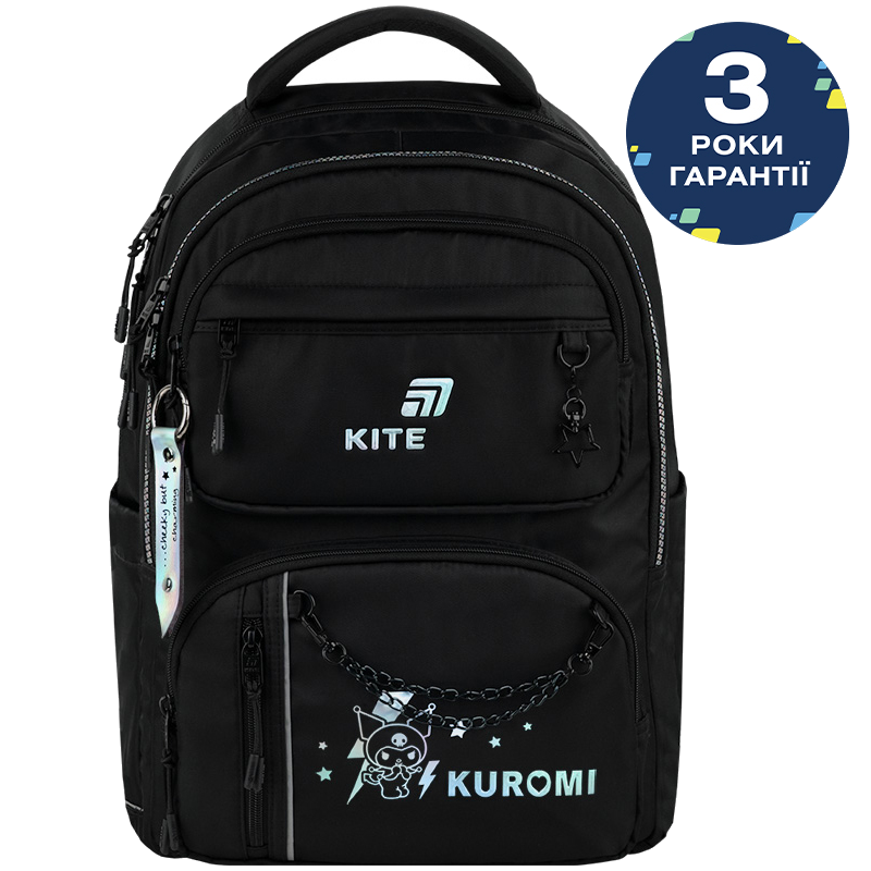 Рюкзак шкільний Kite Education 2594M Kuromi чорний