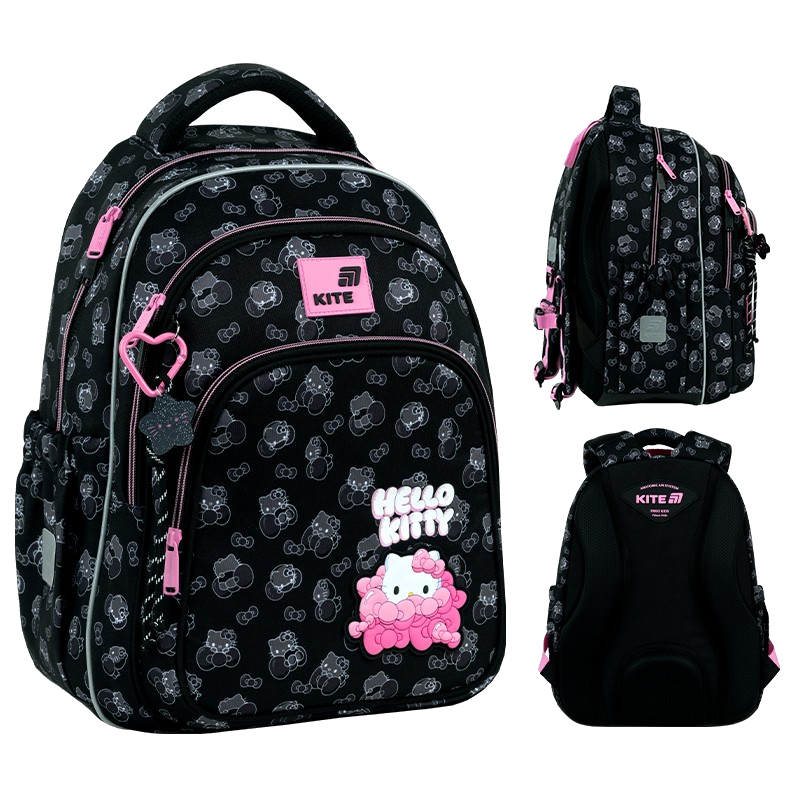 Рюкзак шкільний Kite Education 763M Hello Kitty чорний
