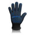 Рукавиці трикотажні з ПВХ вкрапленням Romus 6-нитка платування чорні 2 шт.