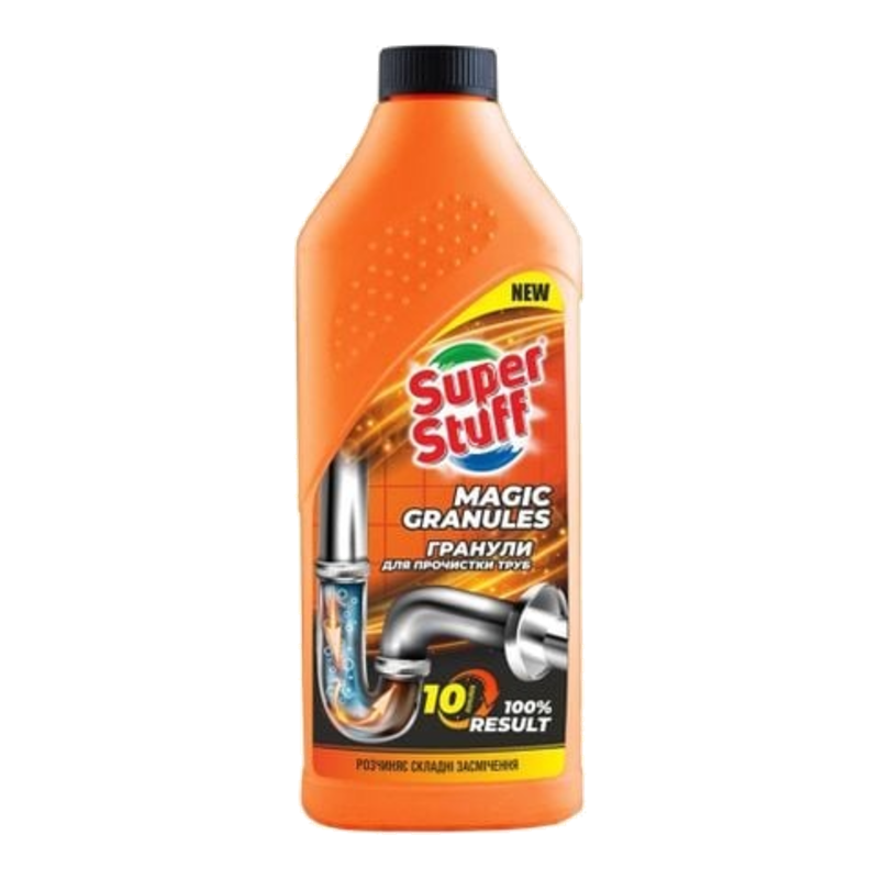 Засіб для прочищення труб Super Stuff в гранулах 800 г