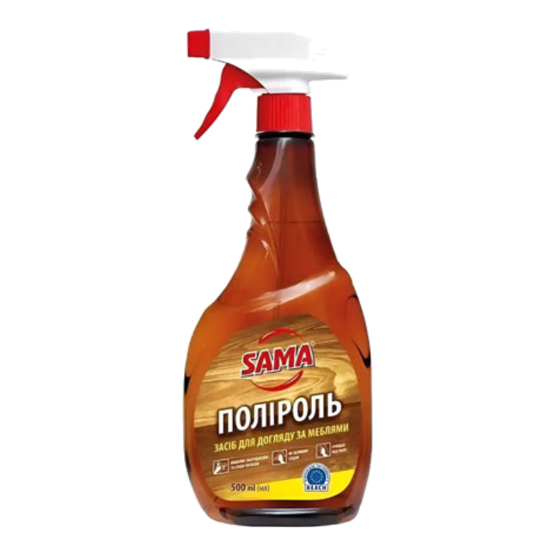 Поліроль для меблів Sama з тригером 500 мл
