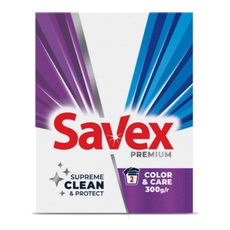 Універсальний пральний порошок Savex Color&care Premium 300 г