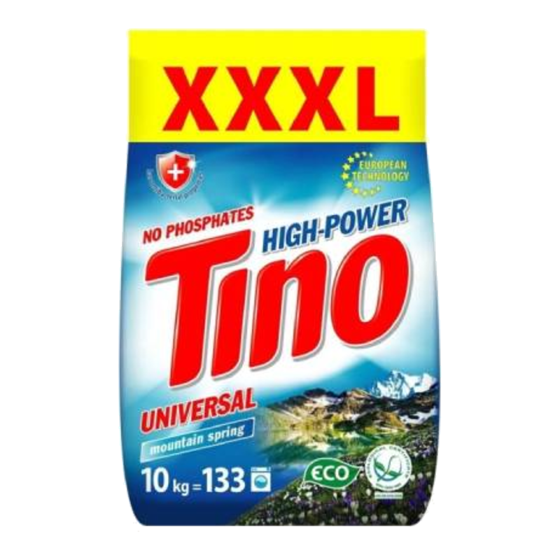 Пральний порошок універсальний Tino High-Power 10 кг