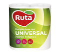 Полотенца целлюлозні "Universal", 2 рул. на гільзі, білі, RUTA