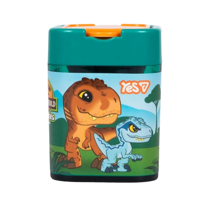 Точилка YES подвійна з кришкою Jurassic World