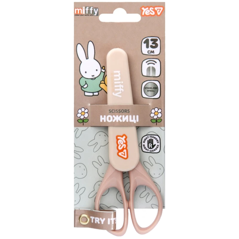 Ножиці YES 13 см у футлярі Miffy