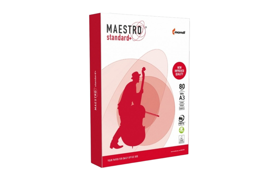 Папір MAESTRO STANDARD+, А3, клас B, 80г/м2, 500 арк