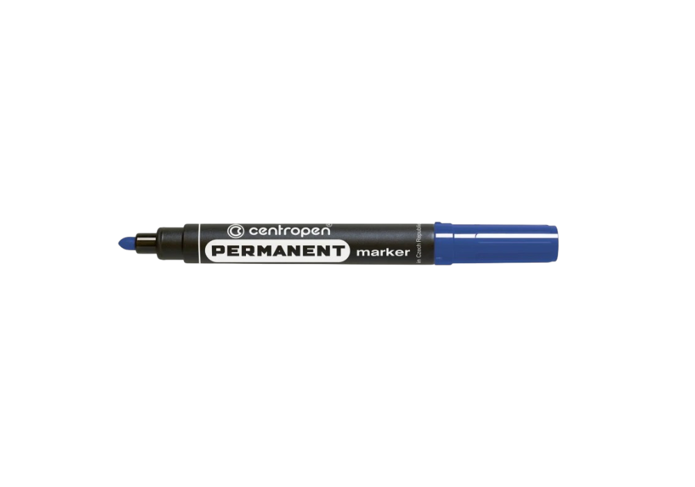 Маркер "Centropen" /8566/03/ перманентний КРУГЛИЙ