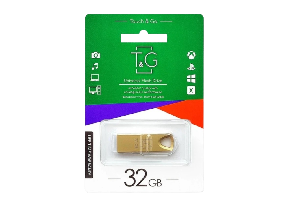 Флеш пам'ять "T&G" 32GB металева серія